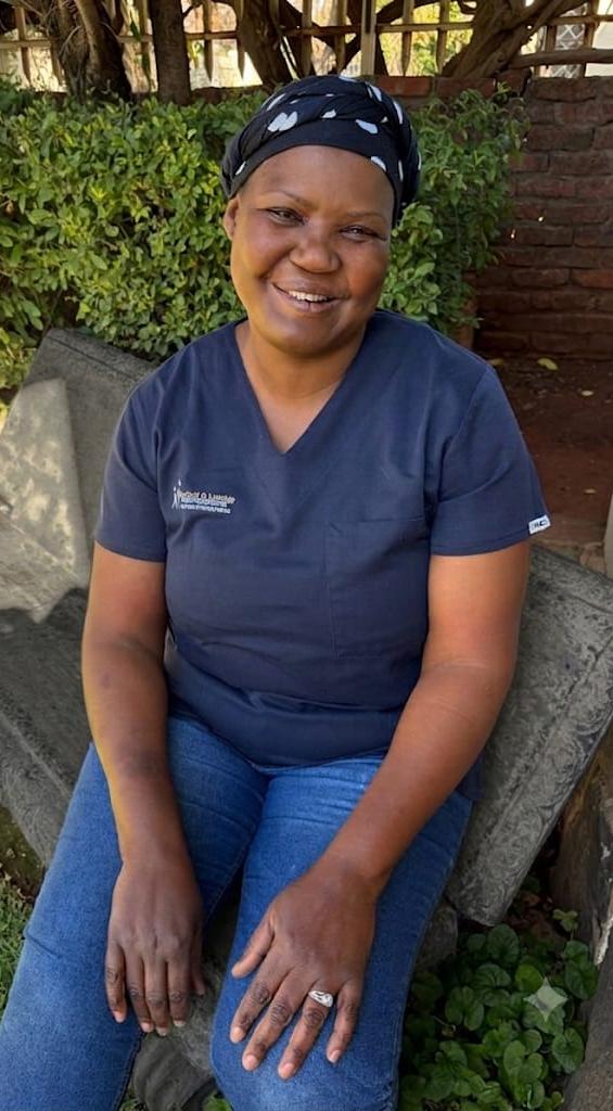 Meisie Brand, Cleaning lady at Ludolf & Lienkie Physiotherapists